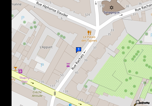 Carte Ateliers Et Garages Rachais