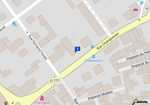 Carte Sarl Asf Garage Dassaud