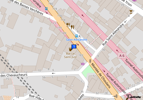 Carte Garage Saint Just Ii