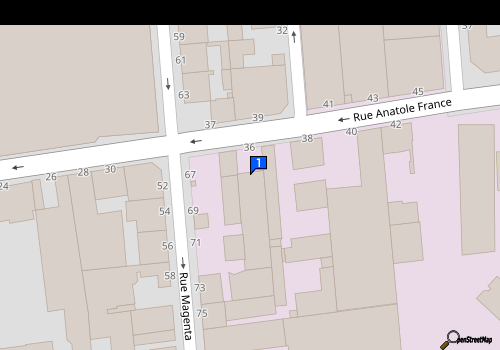 Carte Sarl Auto Magenta