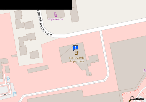 Carte Carrosserie La Pardieu