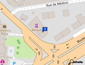 Carte Garage Saby Lafayette