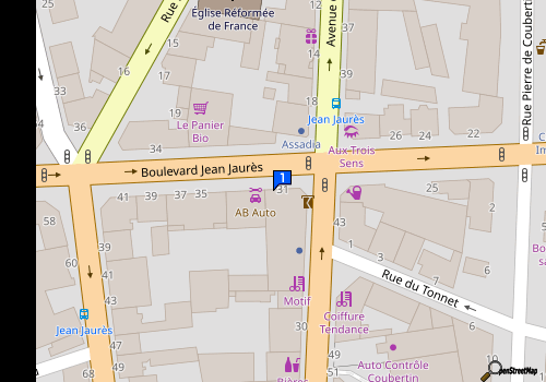 Carte Garage Du Boulevard