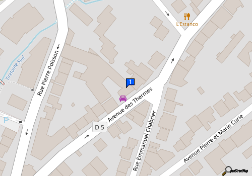Carte Garage Des Thermes