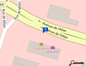 Carte Lave Autos Lempdes