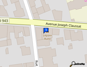 Carte Lepaix Automobiles Sarl