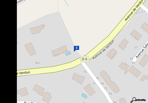 Carte Sarl Garage De Verdun
