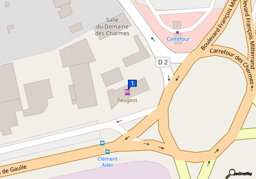 Carte Sarl Garage Des Pradeaux