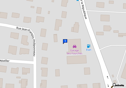 Carte Garage Des Fourches