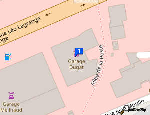 Carte Garage Du Moutier