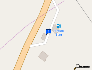 Carte Station Service Avia