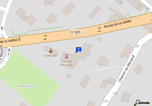 Carte Garage Riviere