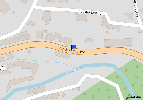 Carte Sarl Garage De La Roulliere