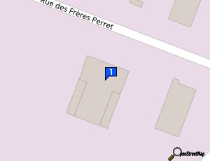 Carte Carrosserie Bellevue Limoges Nord