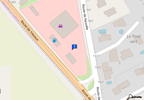 Carte Garage Vicard