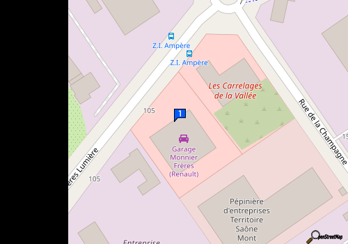 Carte Garage Monnier Freres
