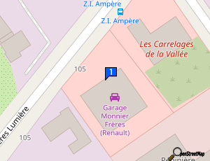 Carte Garage Monnier Freres