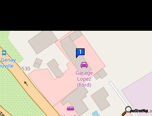 Carte Neuville Automobiles