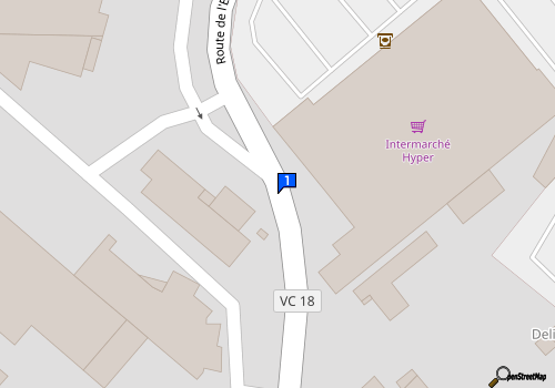 Carte Sarl Dolus Pneus Services
