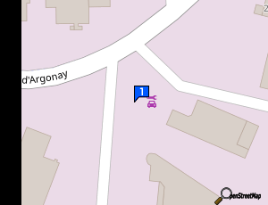 Carte Pringy Automobiles