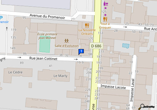Carte Fast Auto 69
