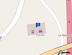 Carte Garage Roguet Automobiles