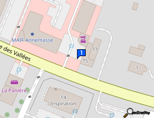 Carte Garage Auto La Vallee