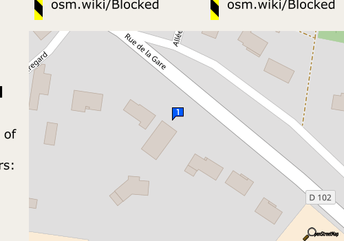 Carte Garage Drochon Alcide