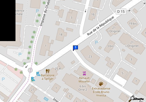 Carte Garage Mocellin