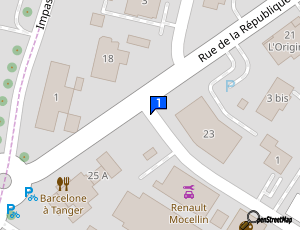 Carte Garage Mocellin