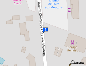 Carte Garage Poullain Tony