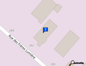 Carte Sarl Carrosserie Chekkaf