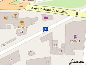 Carte Jacques Duverney Evian