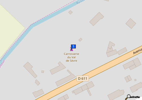 Carte Carrosserie Du Val De Sevre