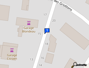 Carte Sarl Garage Blondeau