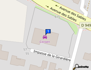 Carte Garage Simonneau