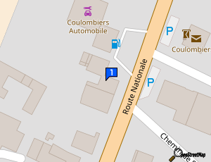 Carte Sarl Coulombiers Automobiles