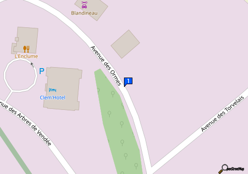 Carte Sarl Garage Blandineau