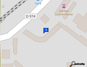 Carte Sarl Garage La Framboise Rene Baligand