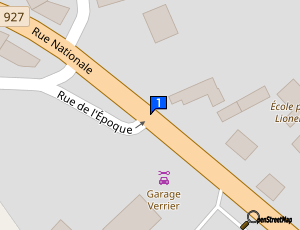 Carte Garage Du Pont Chretien