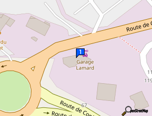 Carte Garage Lamard