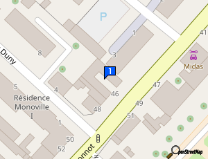 Carte Bourgogne Automobiles Droux