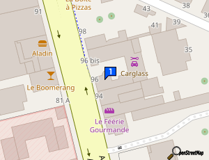 Carte Carglass S A S