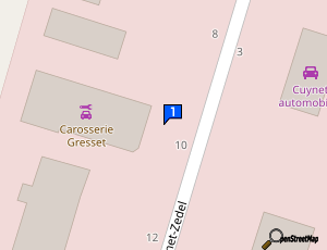 Carte Carrosserie Gresset Sarl