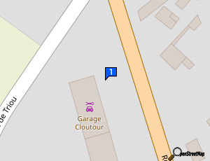 Carte Sarl Garage Joubert