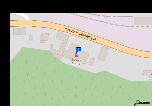 Carte Garage Conry