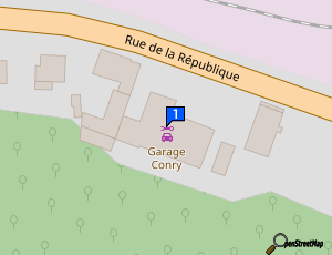 Carte Garage Conry