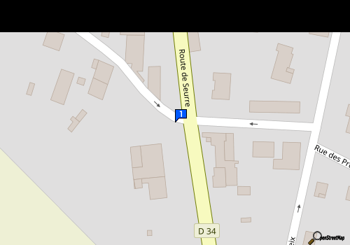 Carte Pagny Automobiles