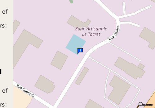 Carte Garage Picot