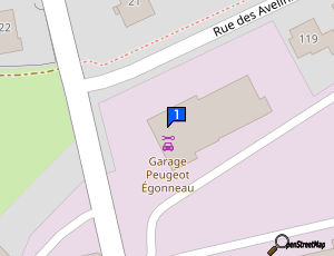 Carte Garage Egonneau